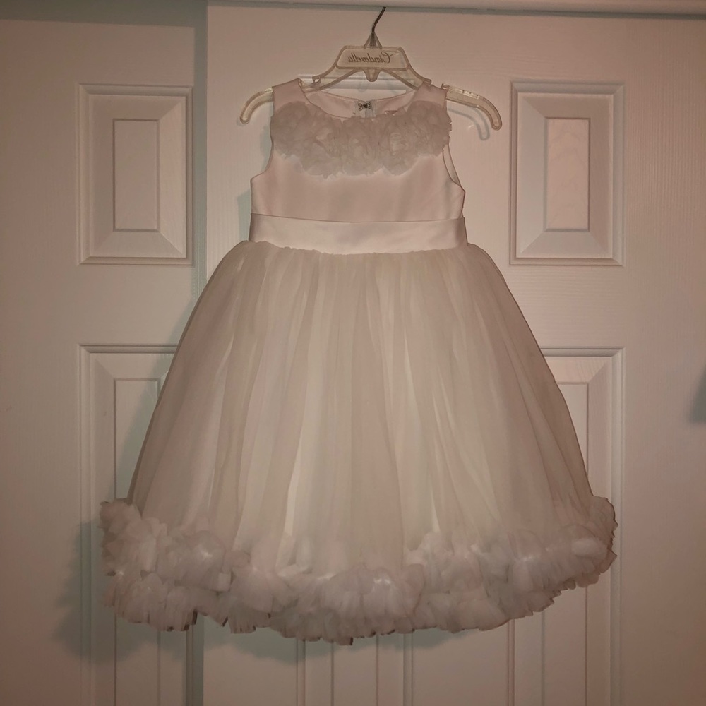 baby girls white easter dress